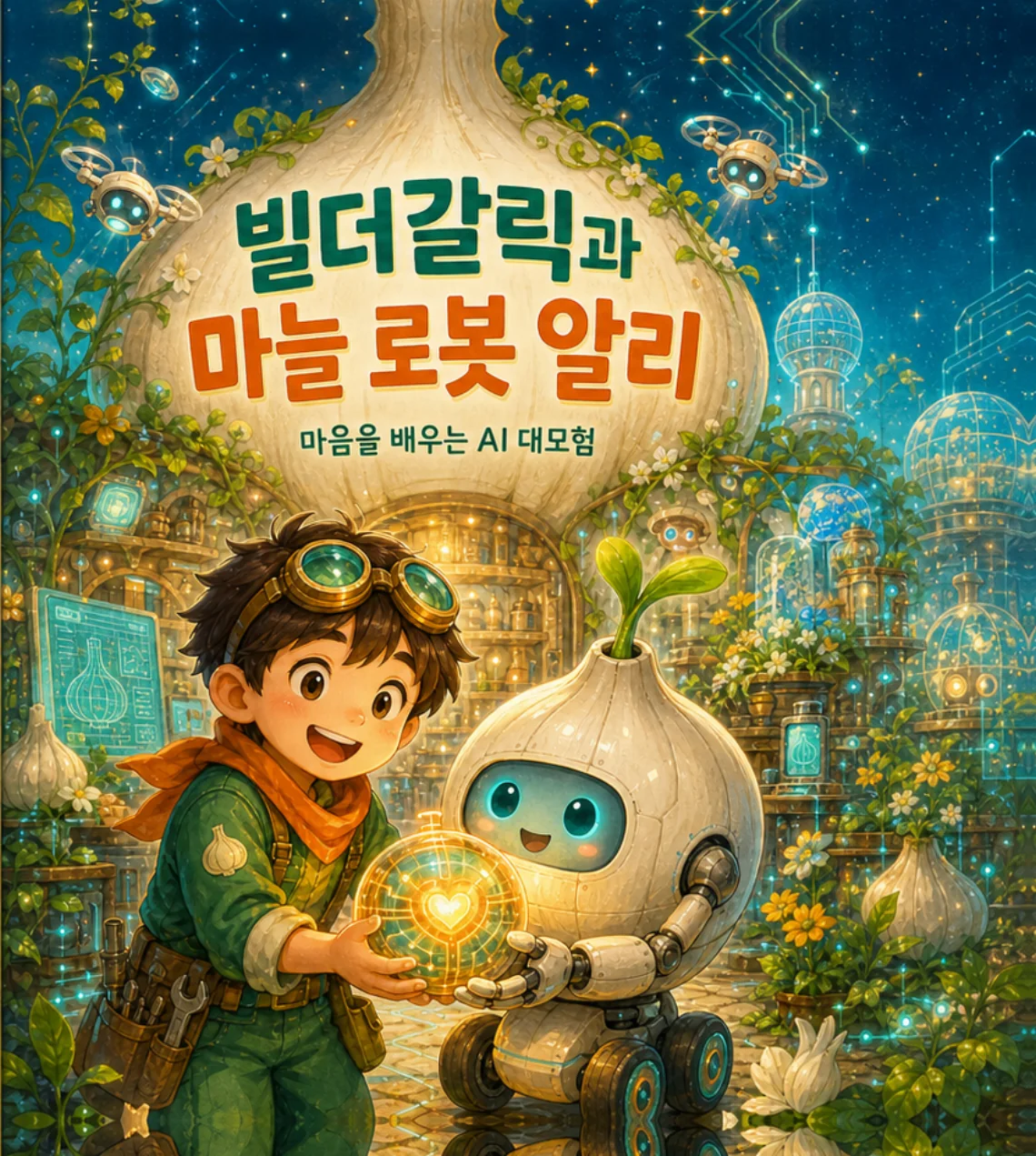 빌더갈릭과 마늘 로봇 알리 앞표지