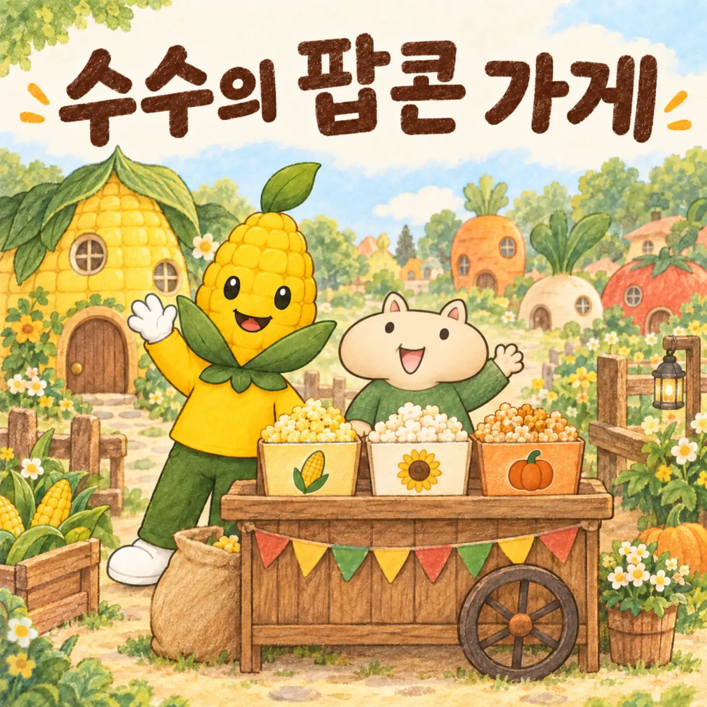 수수의 팝콘 가게 앞표지